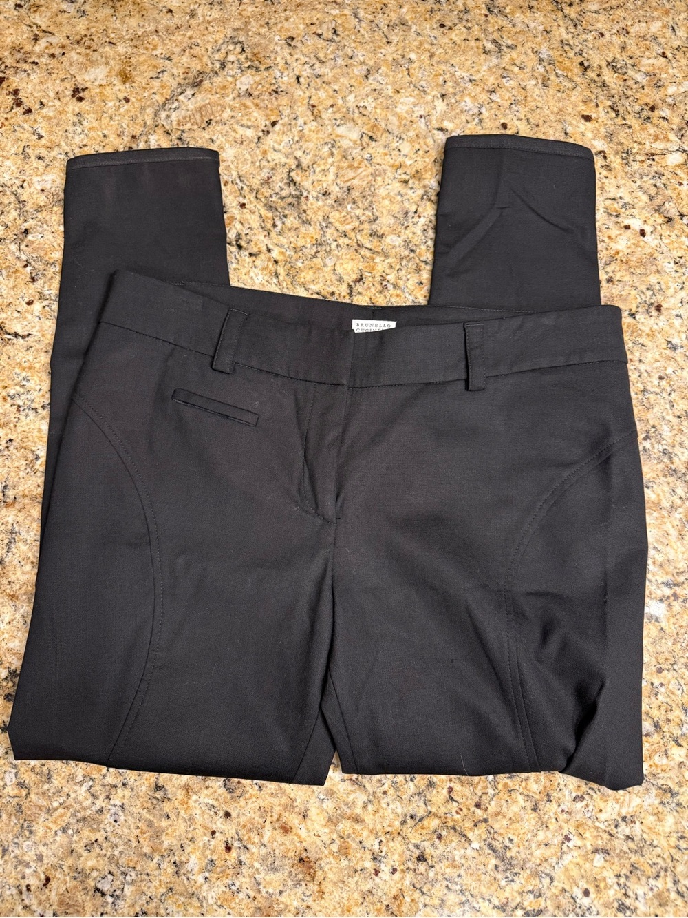 NWT Women’s Brunello Cucinelli Black Trousers size 12